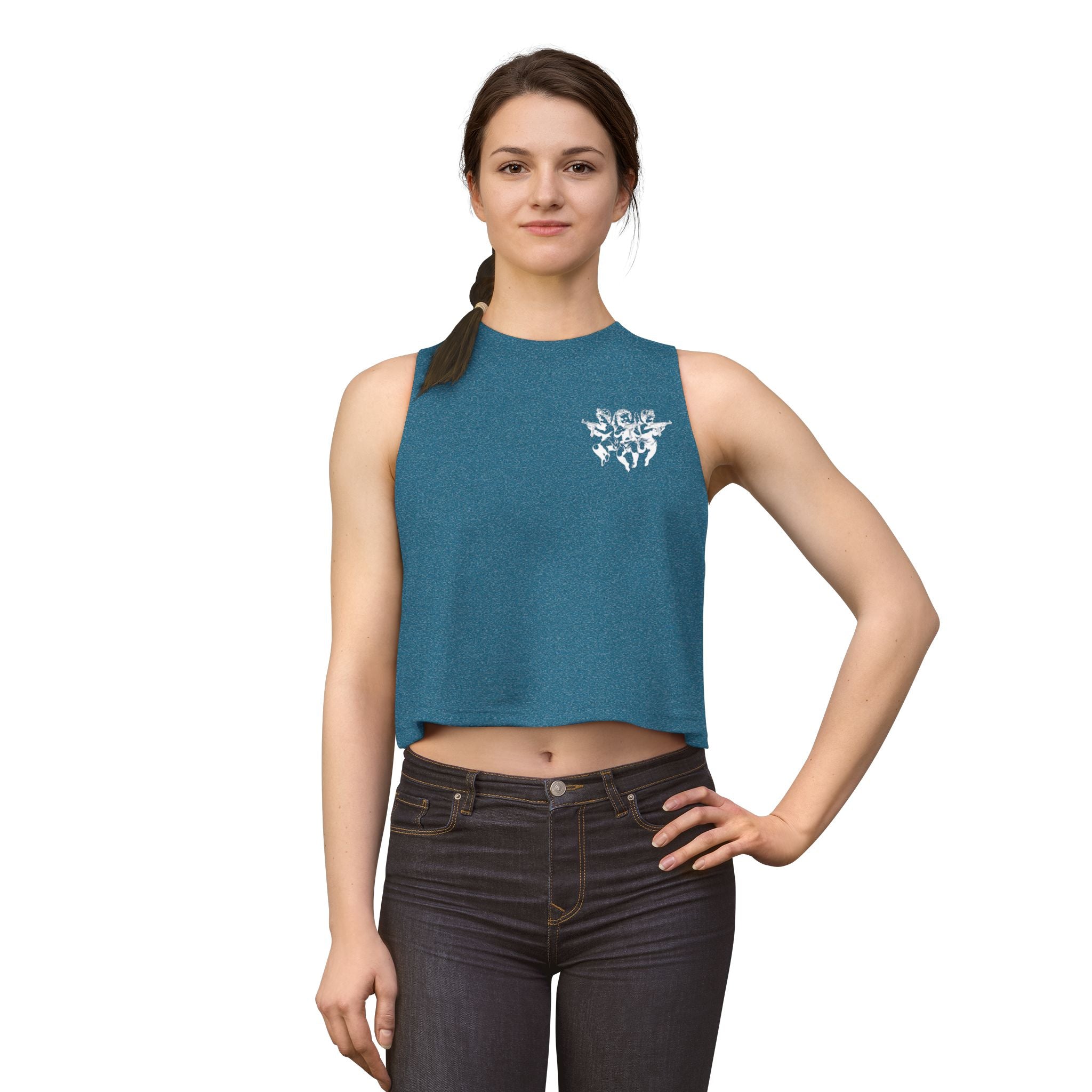 Noir Dynasty "The Saints" Female Crop Top